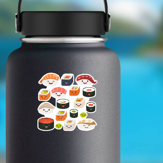 Sushi And Sashimi Rolls Sticker