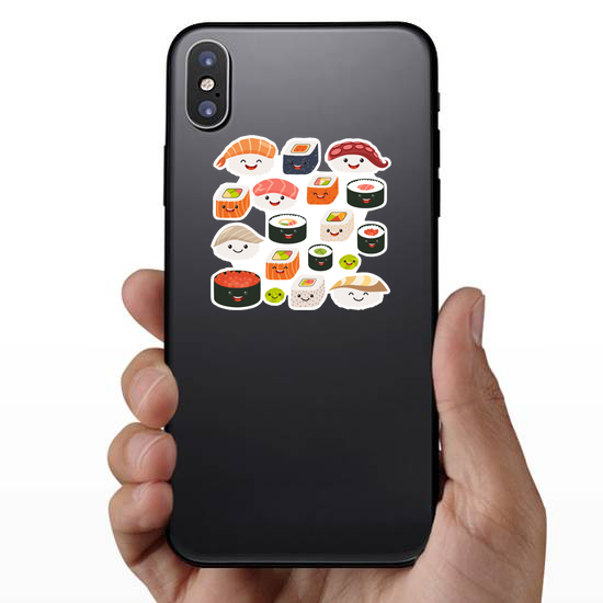 Sushi And Sashimi Rolls Sticker