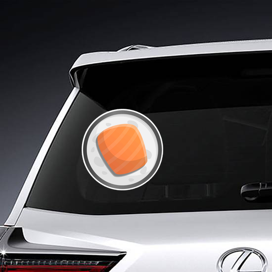 Sushi Roll Icon Sticker
