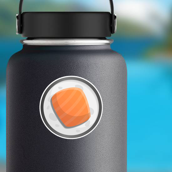 Sushi Roll Icon Sticker