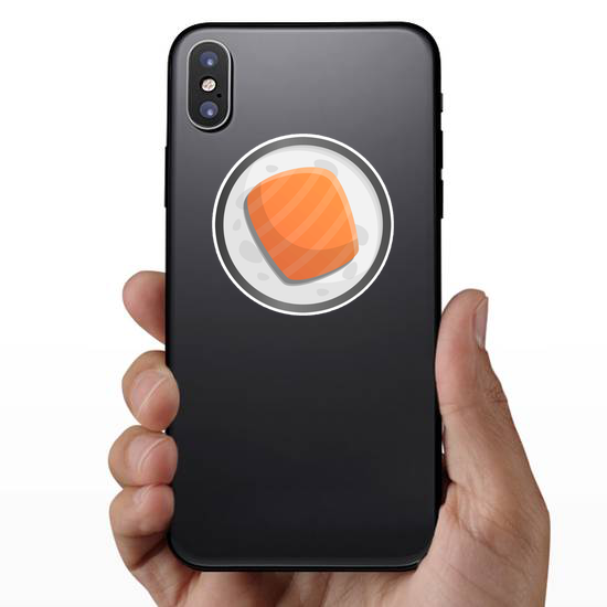 Sushi Roll Icon Sticker