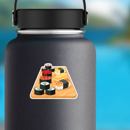 Sushi Rolls On Board Sticker