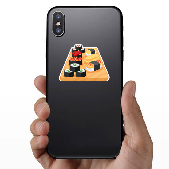 Sushi Rolls On Board Sticker