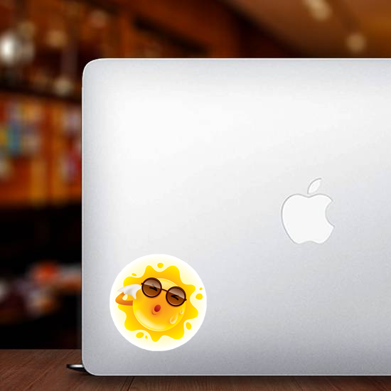 Sweating Sun Sticker