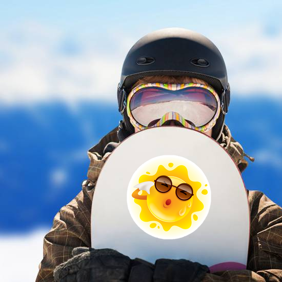 Sweating Sun Sticker
