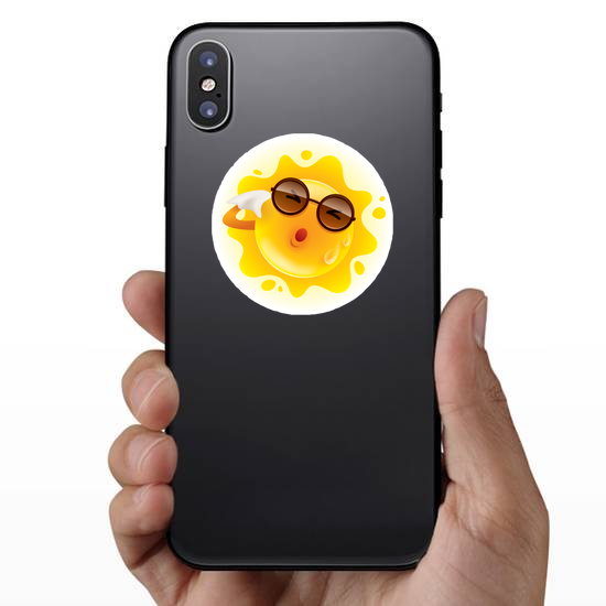 Sweating Sun Sticker