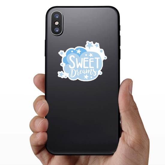 Sweet Dreams Cartoon Cloud Sticker
