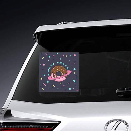 Sweet Space Donut Planet Sticker
