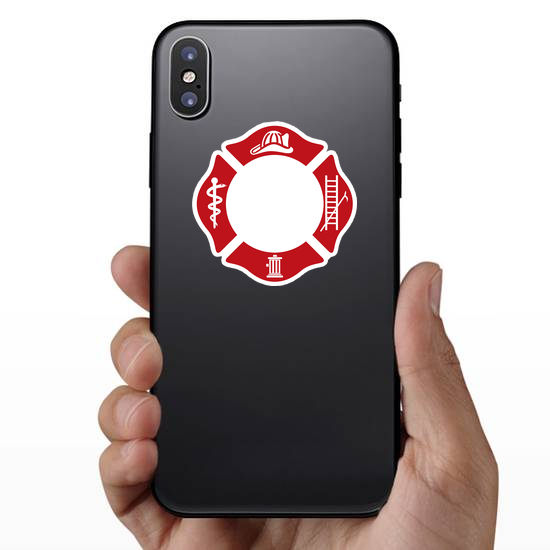 Symbol Of Fire Department Sticker