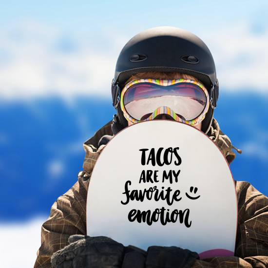 Tacos Are My Favorite Emotion Sticker