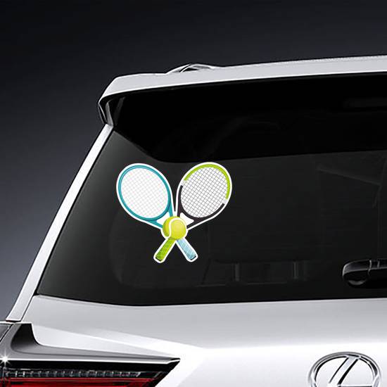 Tennis Racket Equipment Sticker example