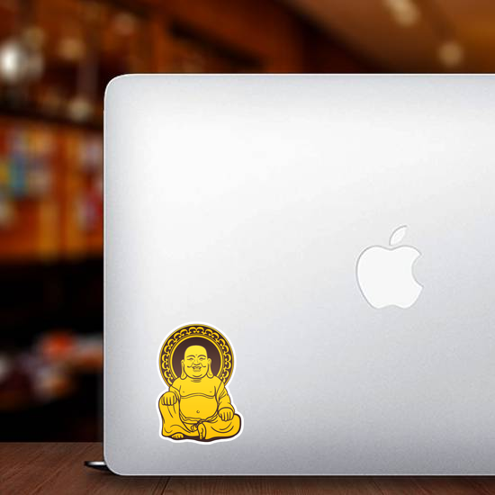 Thai Golden Buddha Statue Sticker
