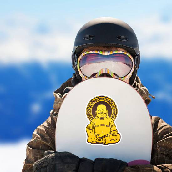 Thai Golden Buddha Statue Sticker