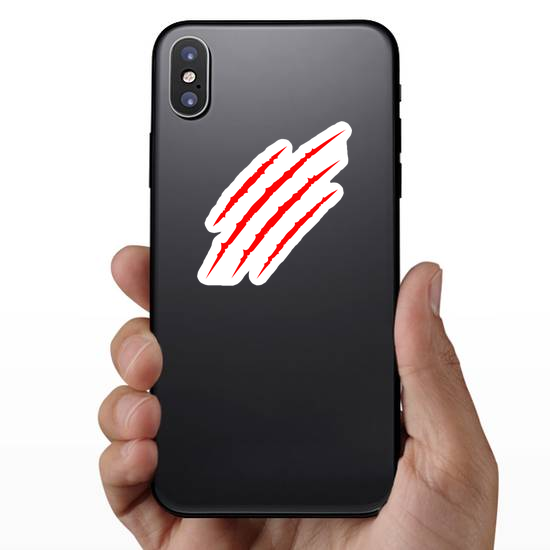 Tiger Claw Marks Sticker