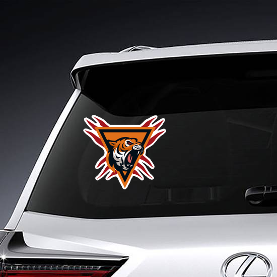 Tiger Shield Icon Sticker