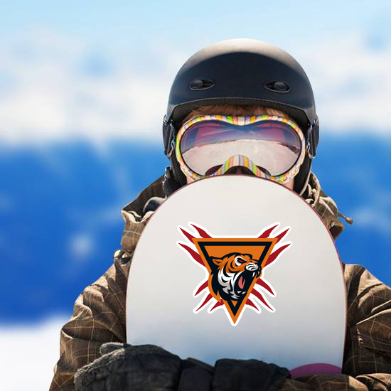 Tiger Shield Icon Sticker