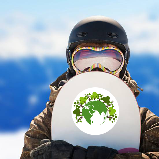 Trees Around The Earth Sticker