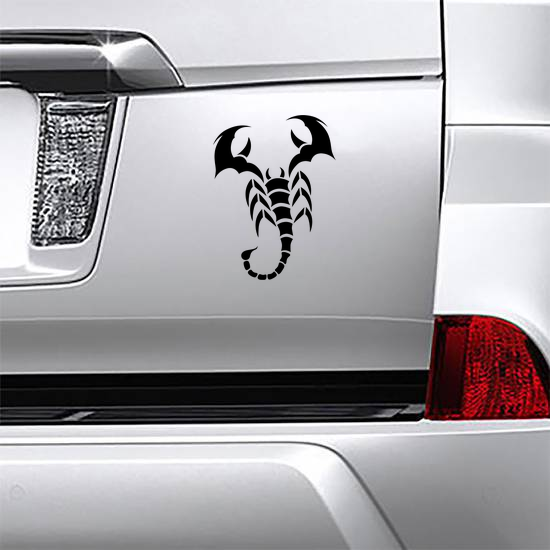 Tribal Art Scorpion Sticker
