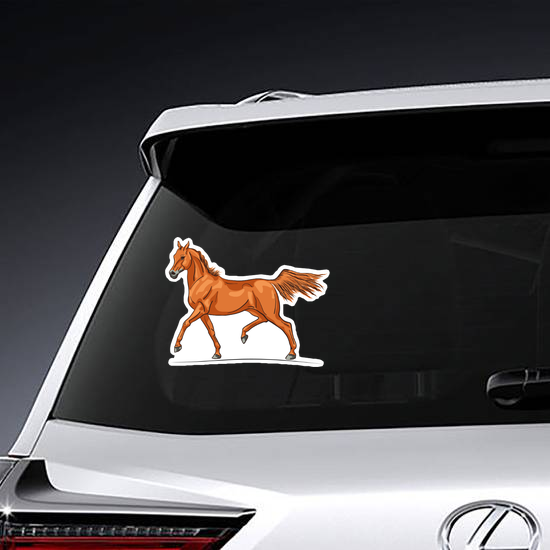 Trotting Arabian Horse Sticker