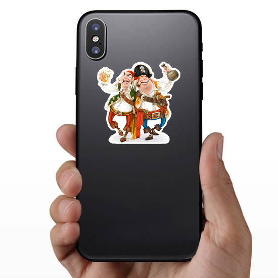 Two Drunk Pirates Sticker