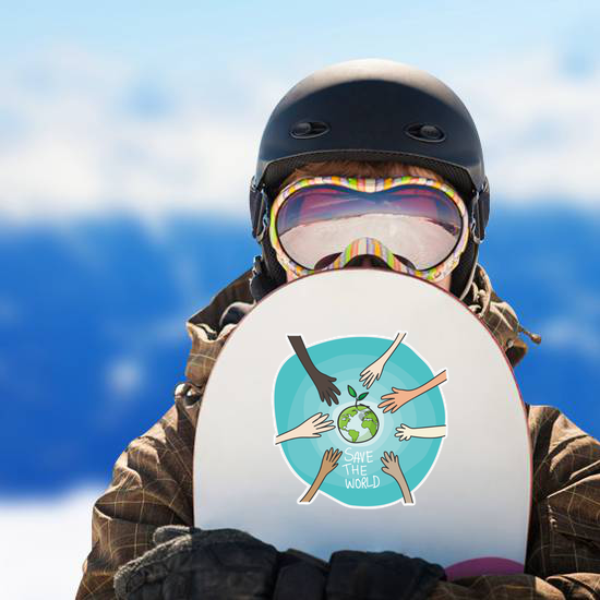 Unite To Save The World Sticker