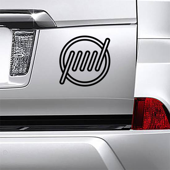 Vape Coil Icon Sticker