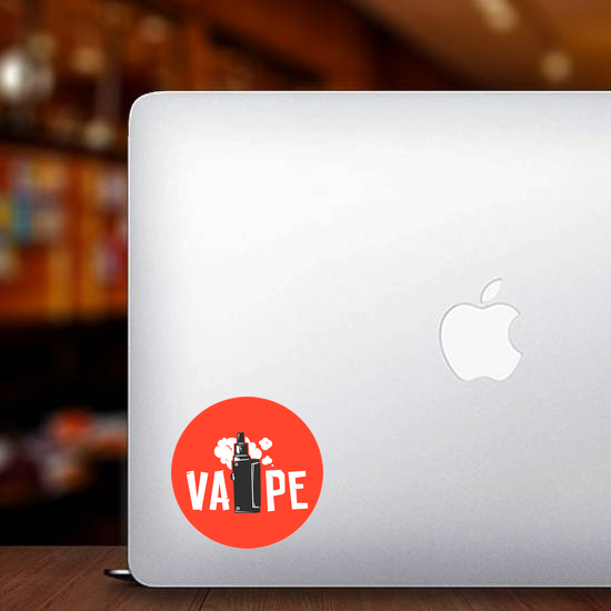 Vape Device And Smoke Sticker
