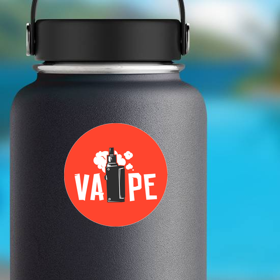 Vape Device And Smoke Sticker