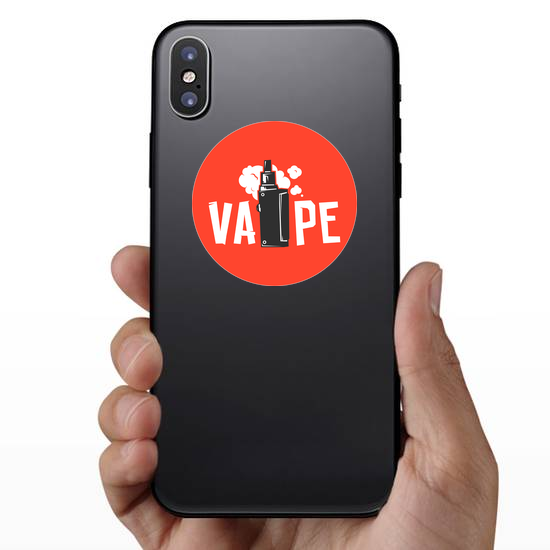 Vape Device And Smoke Sticker