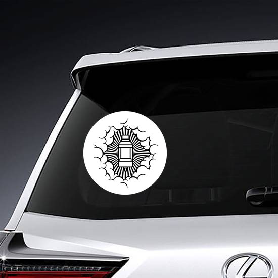 Vape E-cigarette Smoke Sticker