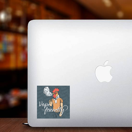 Vape Friendly Chicken Sticker