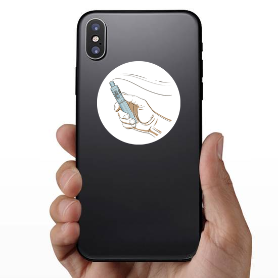Vape Pen In Hand Sticker