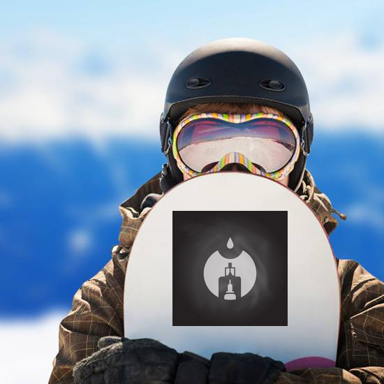 Vape Silhouette Sticker