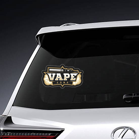 Vape Zone Logo Sticker