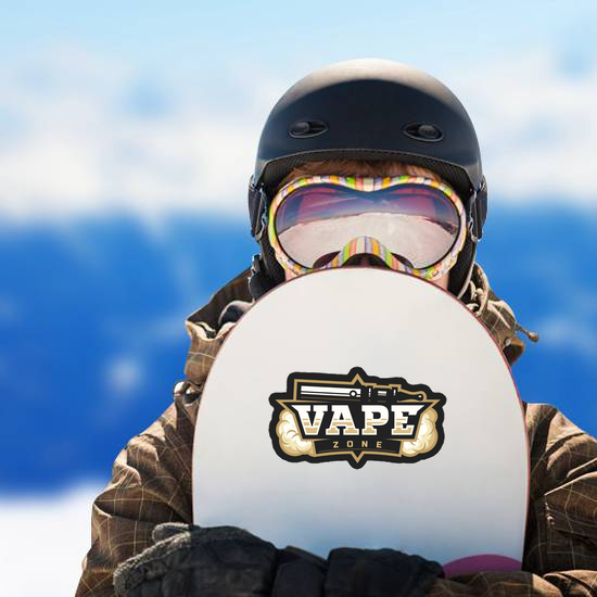 Vape Zone Logo Sticker