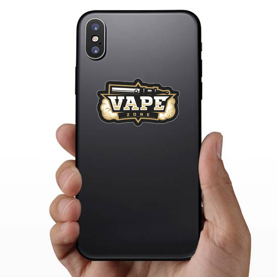 Vape Zone Logo Sticker