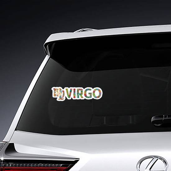 Virgo Zodiac Sign Cute Sticker example