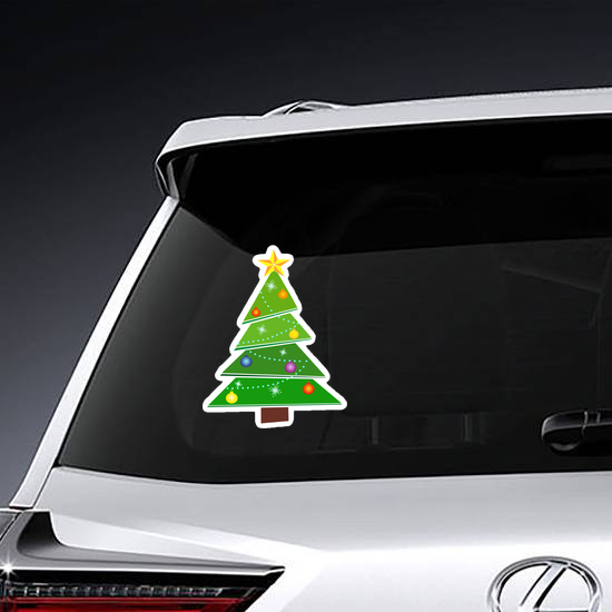 Wacky Christmas Tree Sticker