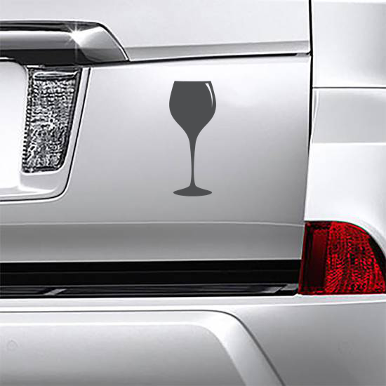 Wine Glass Icon Sticker