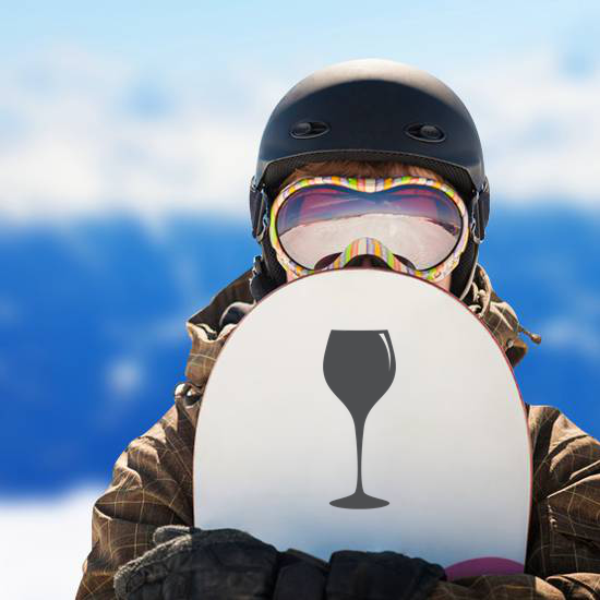 Wine Glass Icon Sticker