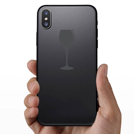 Wine Glass Icon Sticker