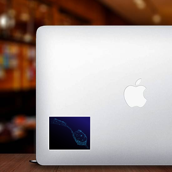 Wine Glass Star Sticker