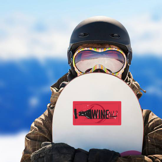 Wine Not Funny Sticker