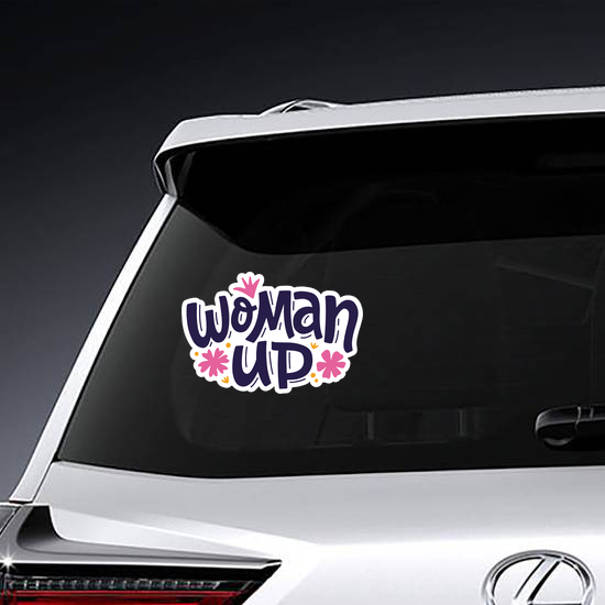 Woman Up Sticker