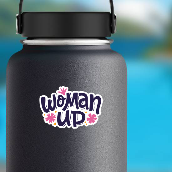 Woman Up Sticker