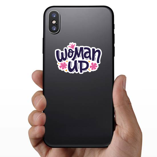 Woman Up Sticker