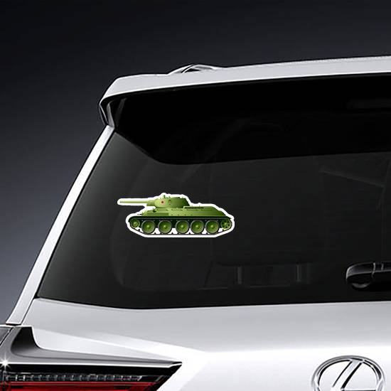 WW2 Battle Tank Sticker