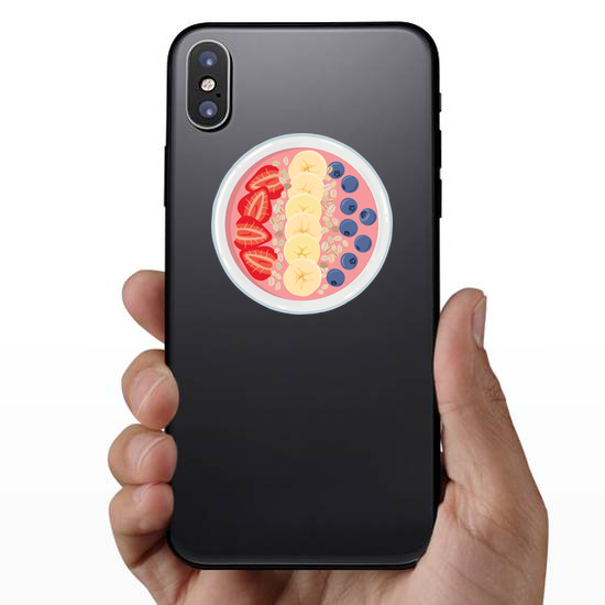 Yogurt Fruit Smoothie Bowl Sticker