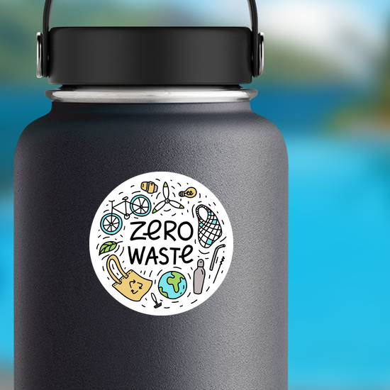 Zero Waste Doodles Sticker