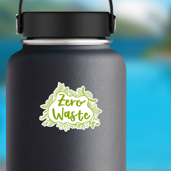 Zero Waste Leaves Sticker